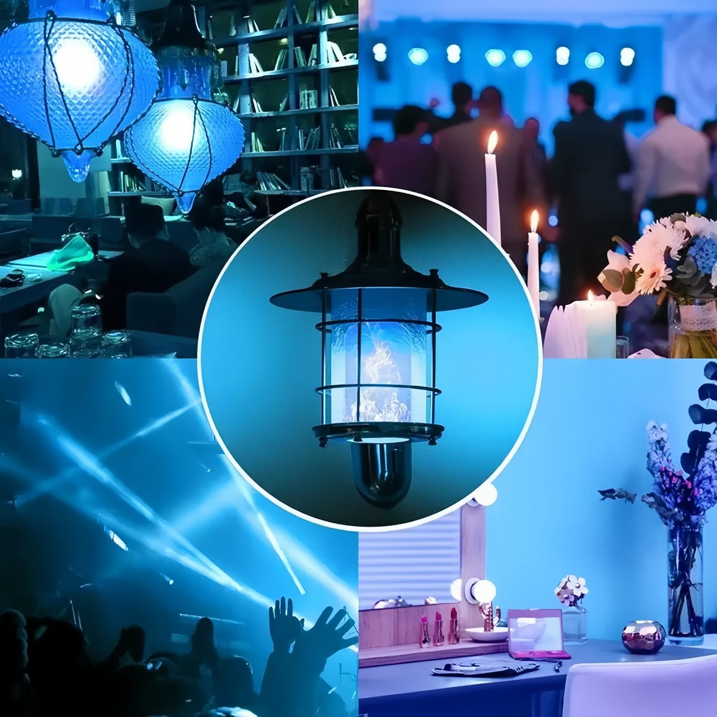 Upgraded LED Flame Bulbs,4 Modes Flickering Light Bulbs,E27 Base Fire Light Bulb With Gravity Sensor,Flame Light Bulbs Halloween Home Party (6 Pack)