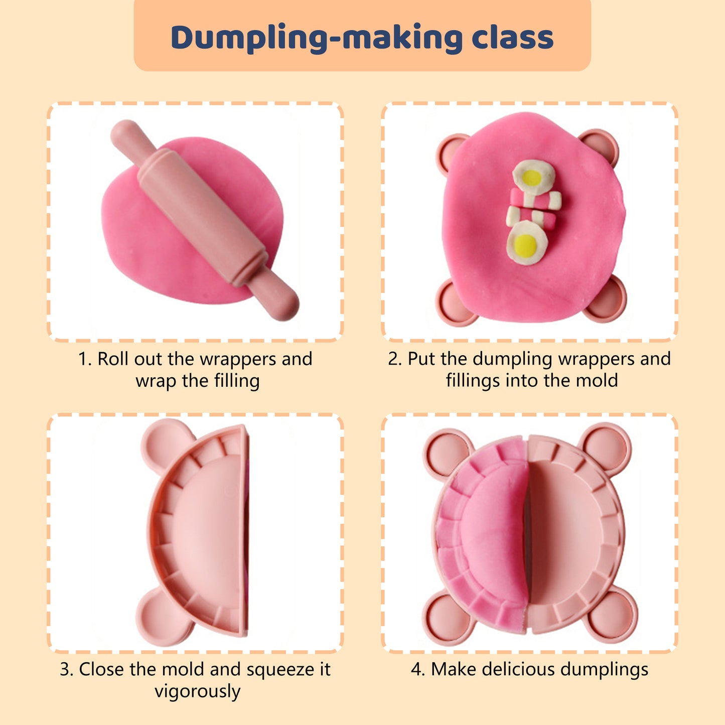 Play Dough Sets for Kids 2-4,Clay Noodle Maker,3 in 1 Noodle Maker Toy,Kitchen Toy Playdough Clay for Making Noodle Cookies,Gift for Girls and Boys