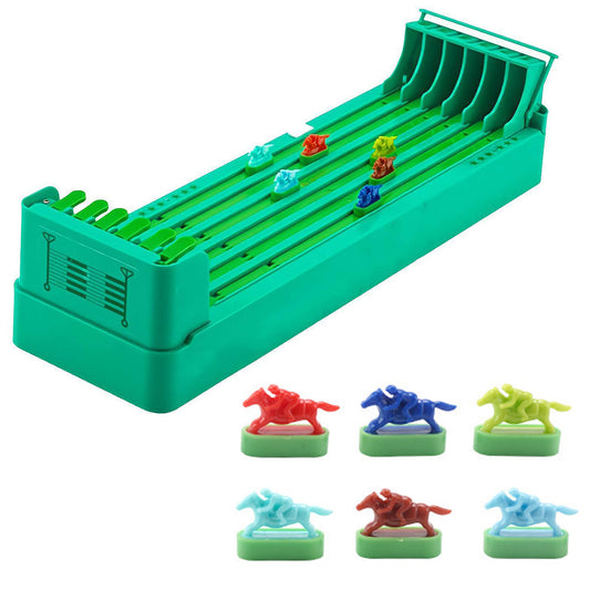 Horse Race Board Game,Horse Racing Game Electronic with 6 Horses,Mini Portable Table Games,Horse Racing Toy Gifts for Adult Fun