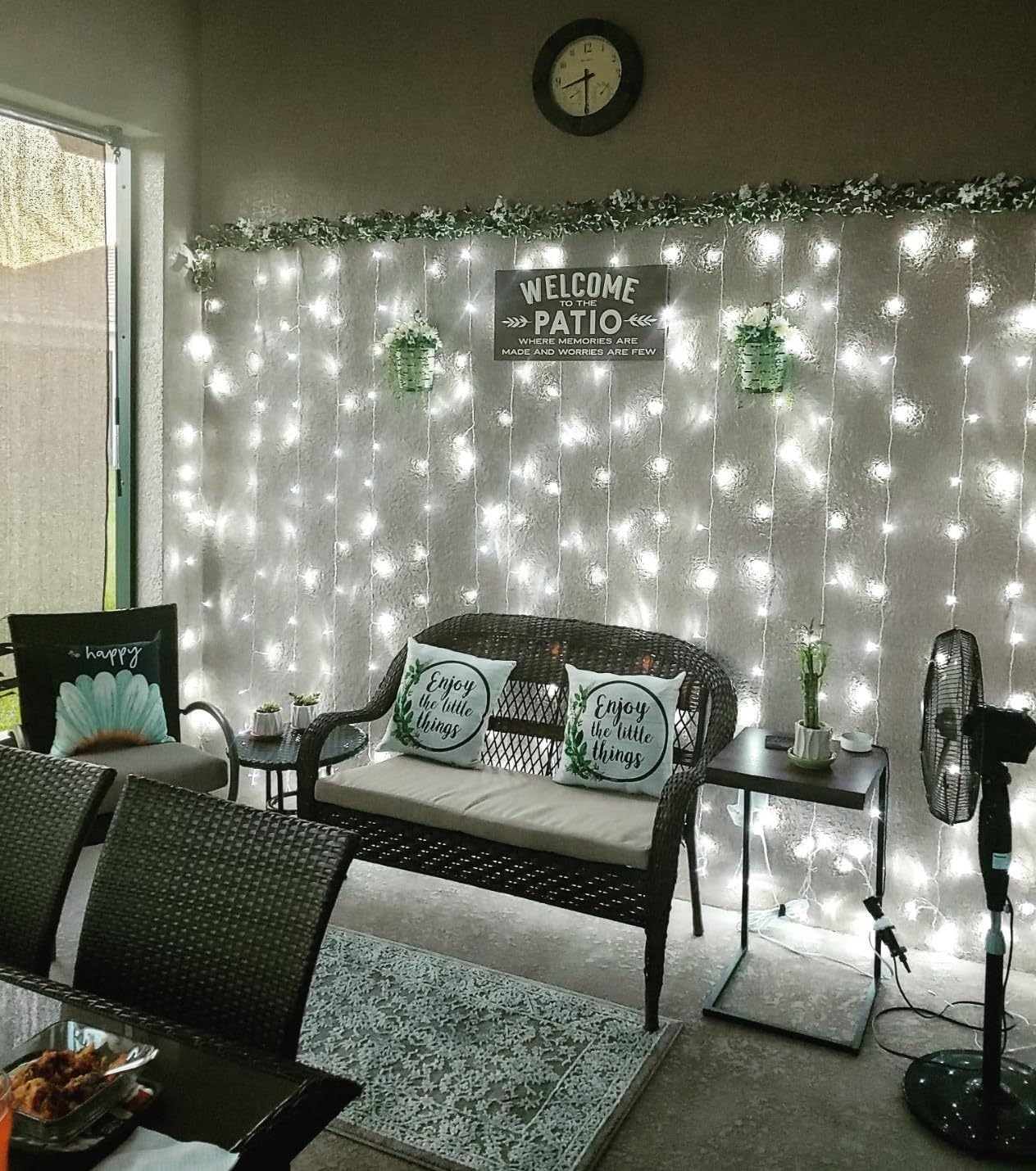 3 Pack 8 Modes Curtain Lights,Waterproof 900 LED Twinkle Light Curtains,USB Christmas Curtain Lights for Bedroom Party Wedding Wall,Cool White,9.9 x 9.9 ft